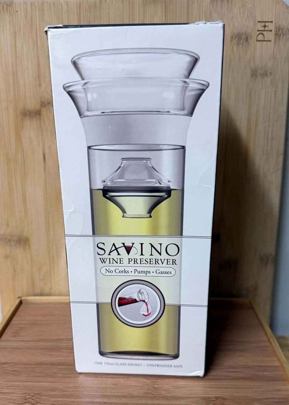 Savino Wine Preserving Carafe (750ml)